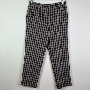 Wolsey Scotland Wool Rich Blend Men Waist 32 Plaid Slacks Straight Leg Golf Pant